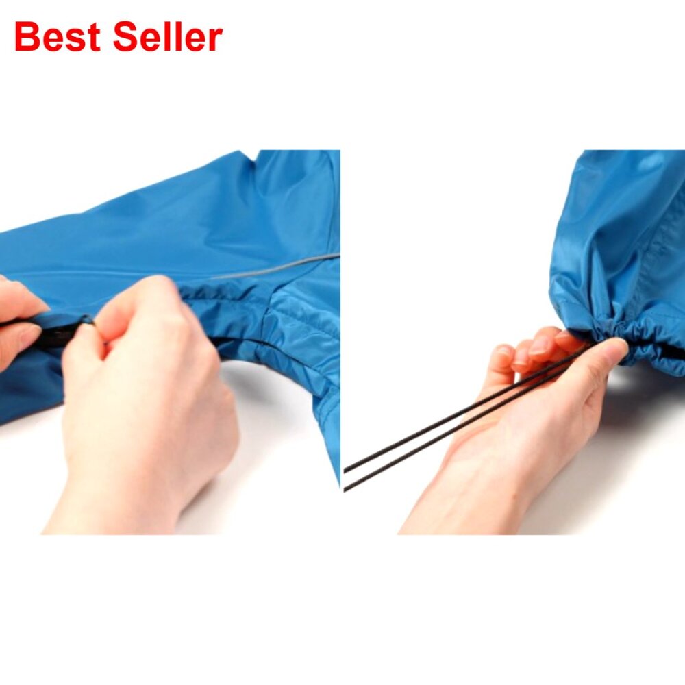 Reflective Waterproof Rain Jacket Packable Hooded… - image 7